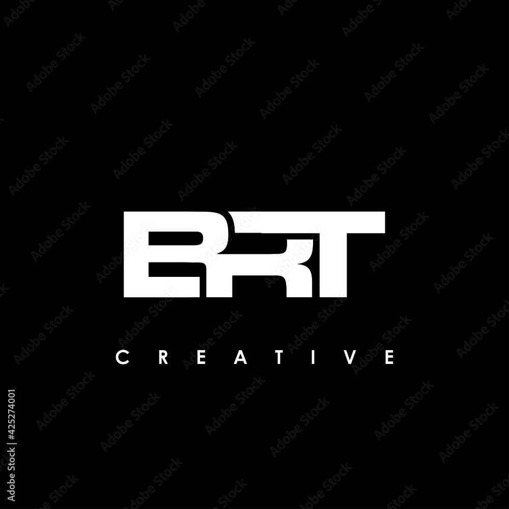 BRT Letter Initial Logo Design Template Vector Illustration BRT Letter Initial Logo Design Template Vector Illustration
