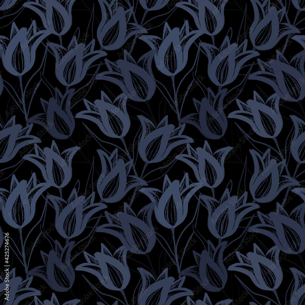 Blue tulips Blue tulips
