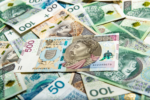 polish paper money or banknotes