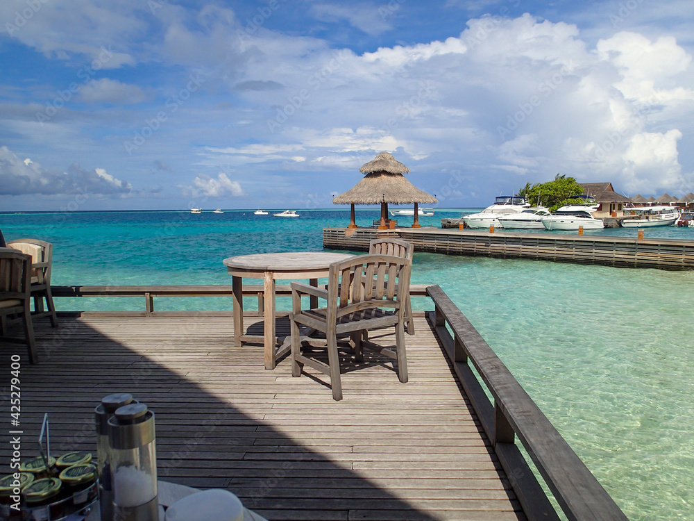 Obraz premium モルディブ 海