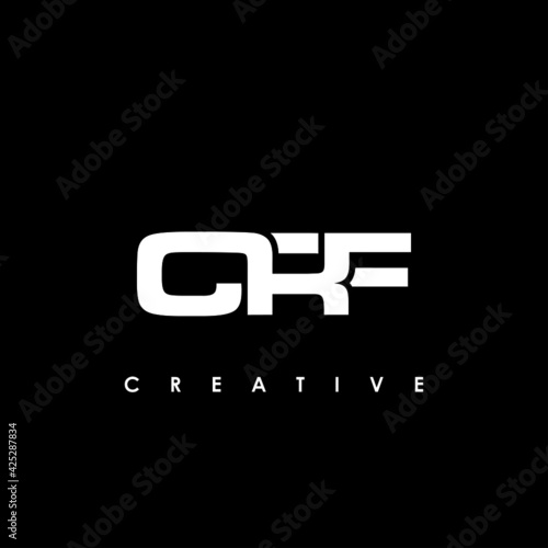 CRF Letter Initial Logo Design Template Vector Illustration