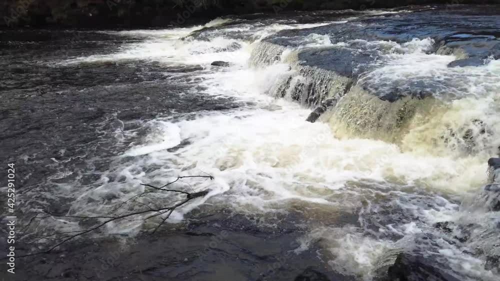 River Eany in the beautiful landscape of Bonny Glen by Frosses in County Donegal - Ireland River Eany in the beautiful landscape of Bonny Glen by Frosses in County Donegal - Ireland