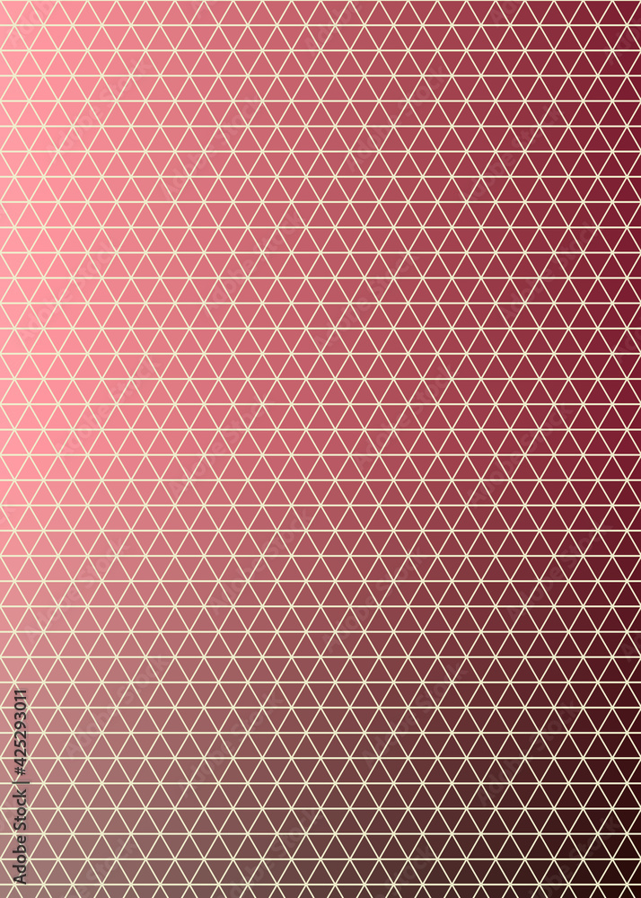 Fototapeta premium Abstract color Low-Polygones Generative Art background illustration