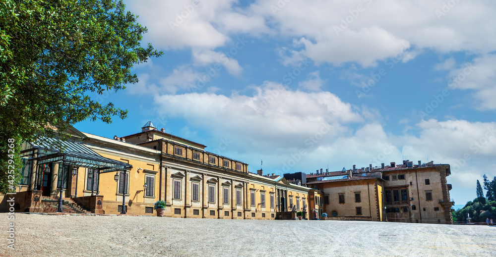 View of the Palazzo Pitti from the Boboli Gardens. Florence, Italy
