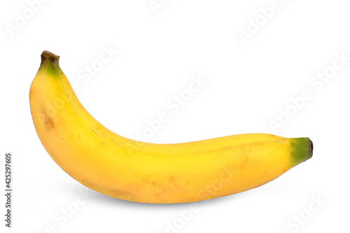 Fresh banana isolated on white background