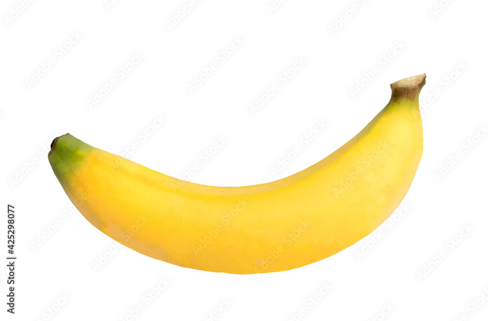 Fresh banana isolated on white background