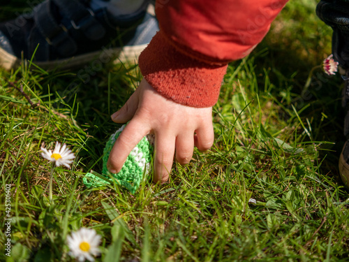 ramassage des œuf de pâques