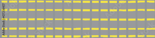 Fotografia Modern paint brush graph grid vector seamless border