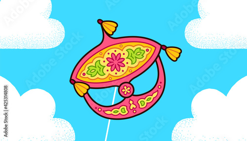 Wau Bulan Malay kite