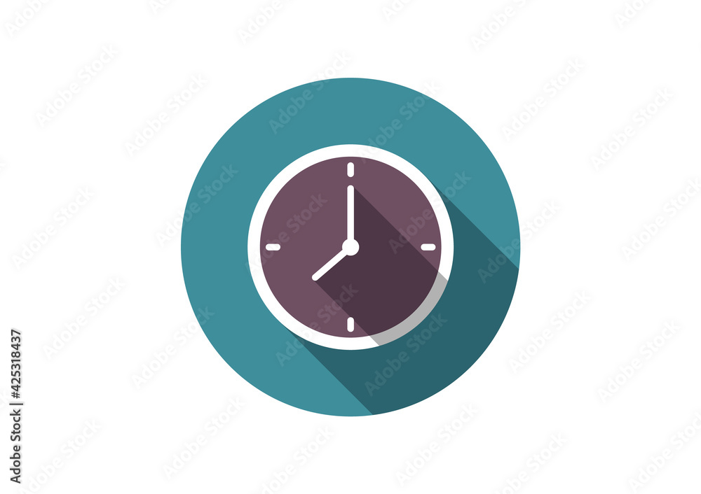 Clock icon. Simple vector sign. Clock icon. Simple vector sign.
