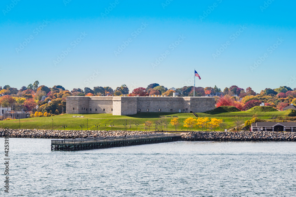 view to Fort Trumbull in New London view to Fort Trumbull in New London