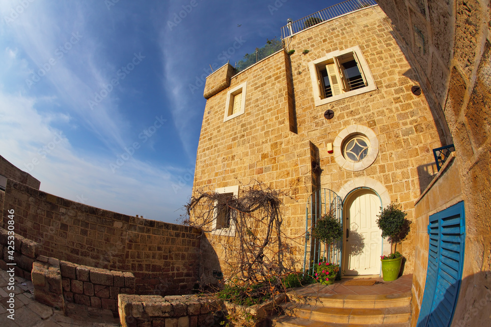 The ancient stone house in Old Yaffo.