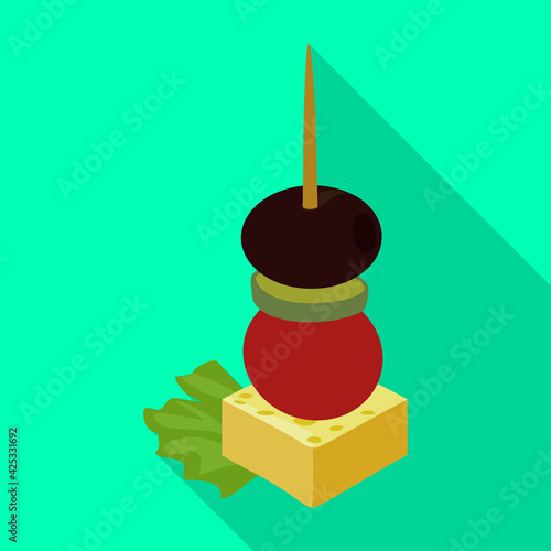 Canape vector icon.Flat vector icon isolated on white background canape .