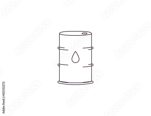 Barrel, industry, oil, petroleum icon. Vector illustration.