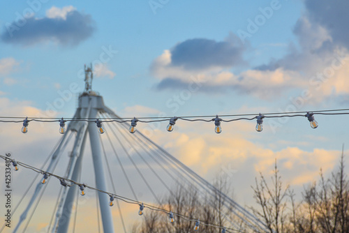 lines on the sky