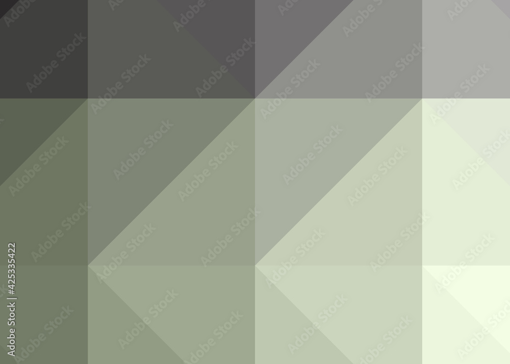 Fototapeta premium Abstract color Low-Polygones Generative Art background illustration