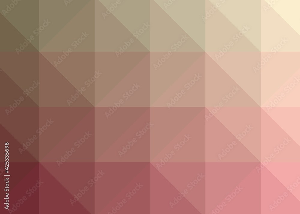 Fototapeta premium Abstract color Low-Polygones Generative Art background illustration