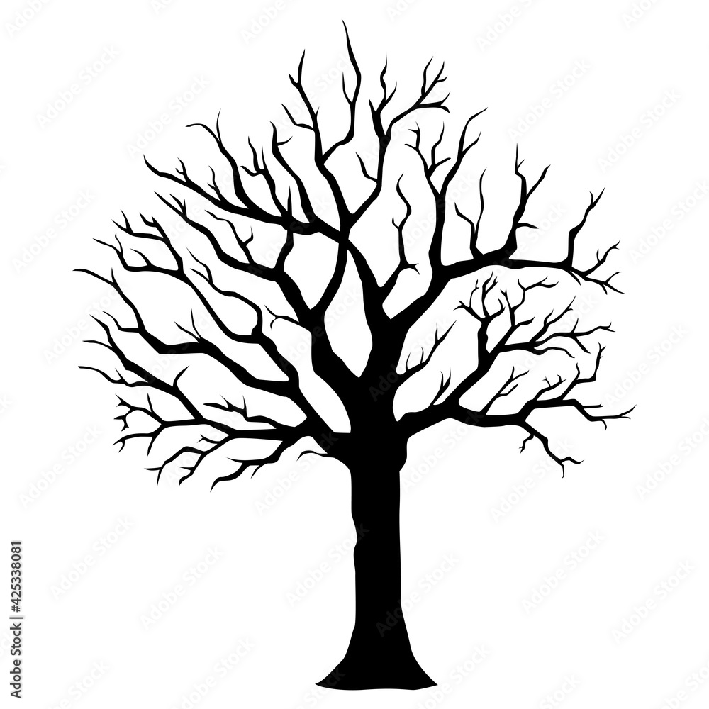 silhouette tree vector illustration art silhouette tree vector illustration art