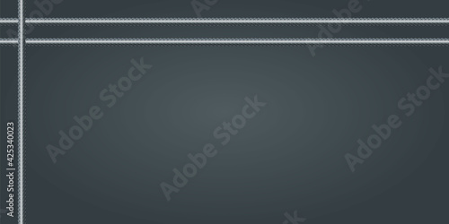 Vector background with copper rebars and copy space. Induastrial banner template on dark gray background. Vector illustration realistic metal rods and bars for building and construction.