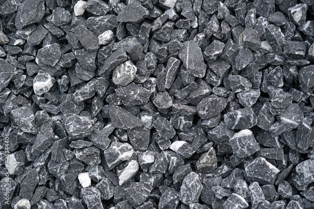 custom made wallpaper toronto digitalGranite gravel of macadam, Rock gray crushed for construction on the ground, Scree texture background