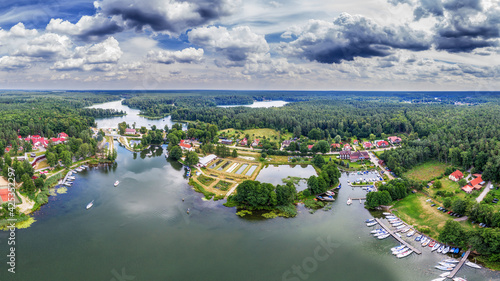 Fototapeta Naklejka Na Ścianę i Meble -  Ruciane-Nida,Śluza Guzianka.