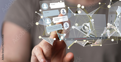 media develop interface web...