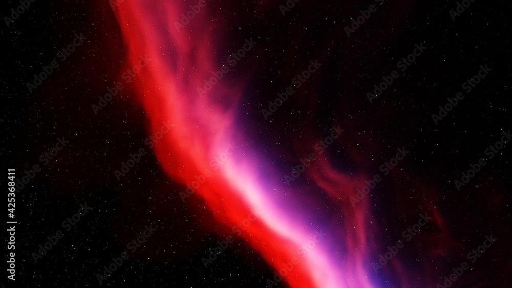 Space background with nebula and stars, nebula in deep space 3d render Space background with nebula and stars, nebula in deep space 3d render