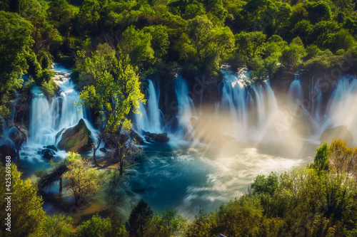 Kravice waterfall on the Trebizat River in Bosnia and Herzegovina