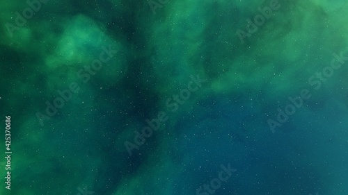 nebula in deep space  abstract colorful background 3d render