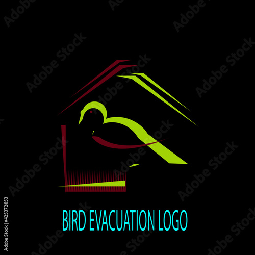 logo bird evacuation