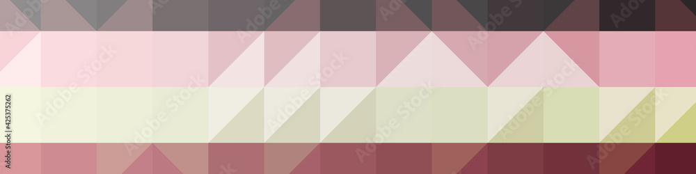 Fototapeta premium Abstract color Low-Polygones Generative Art background illustration