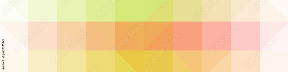 Fototapeta premium Abstract color Low-Polygones Generative Art background illustration