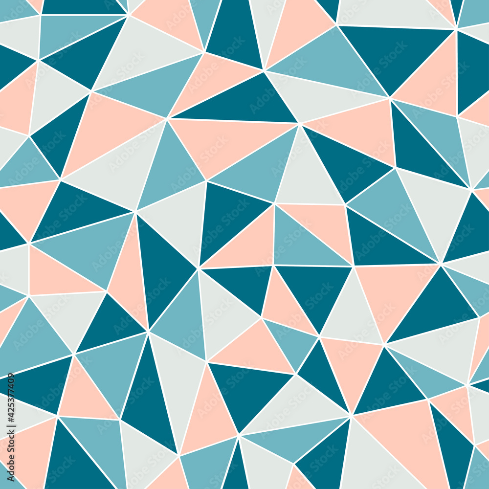 Fototapeta premium Seamless abstract geometric shape. Vector illustration