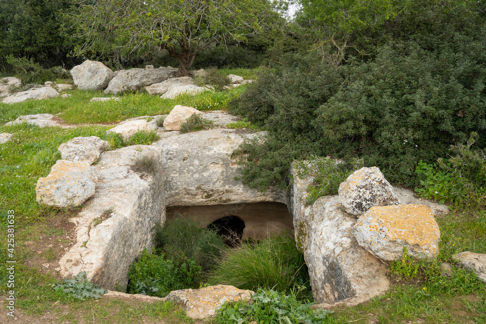 An Ancient Burial Cave in Israel