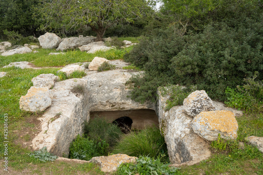 An Ancient Burial Cave in Israel An Ancient Burial Cave in Israel