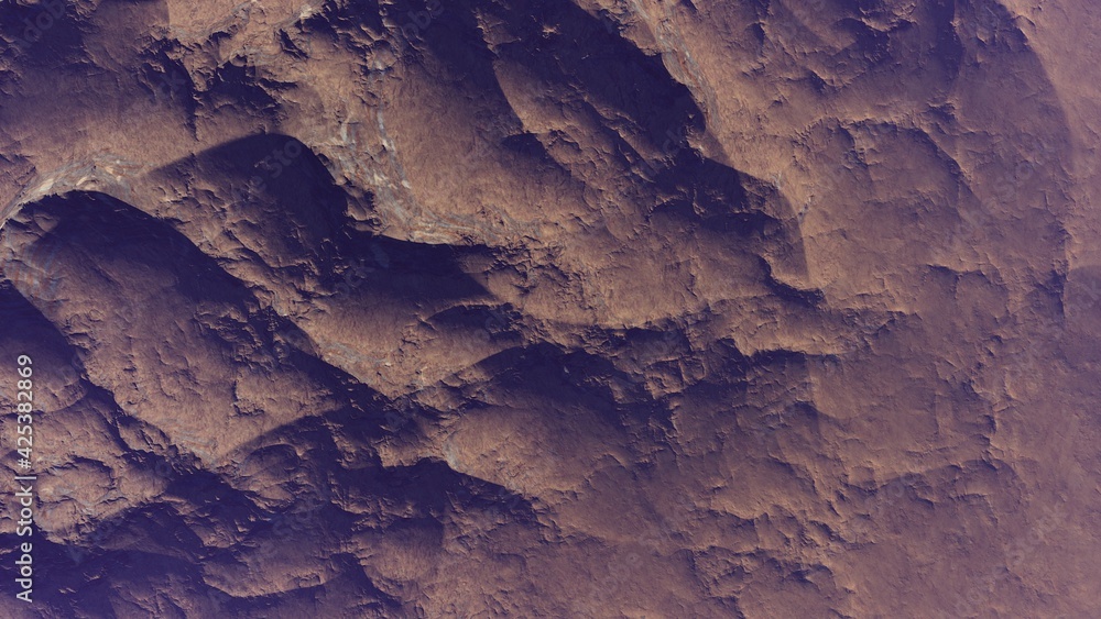 Fototapeta premium texture of the exo planet, abstract texture 3d render