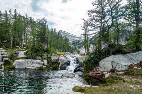 waterfall in the Enchantments