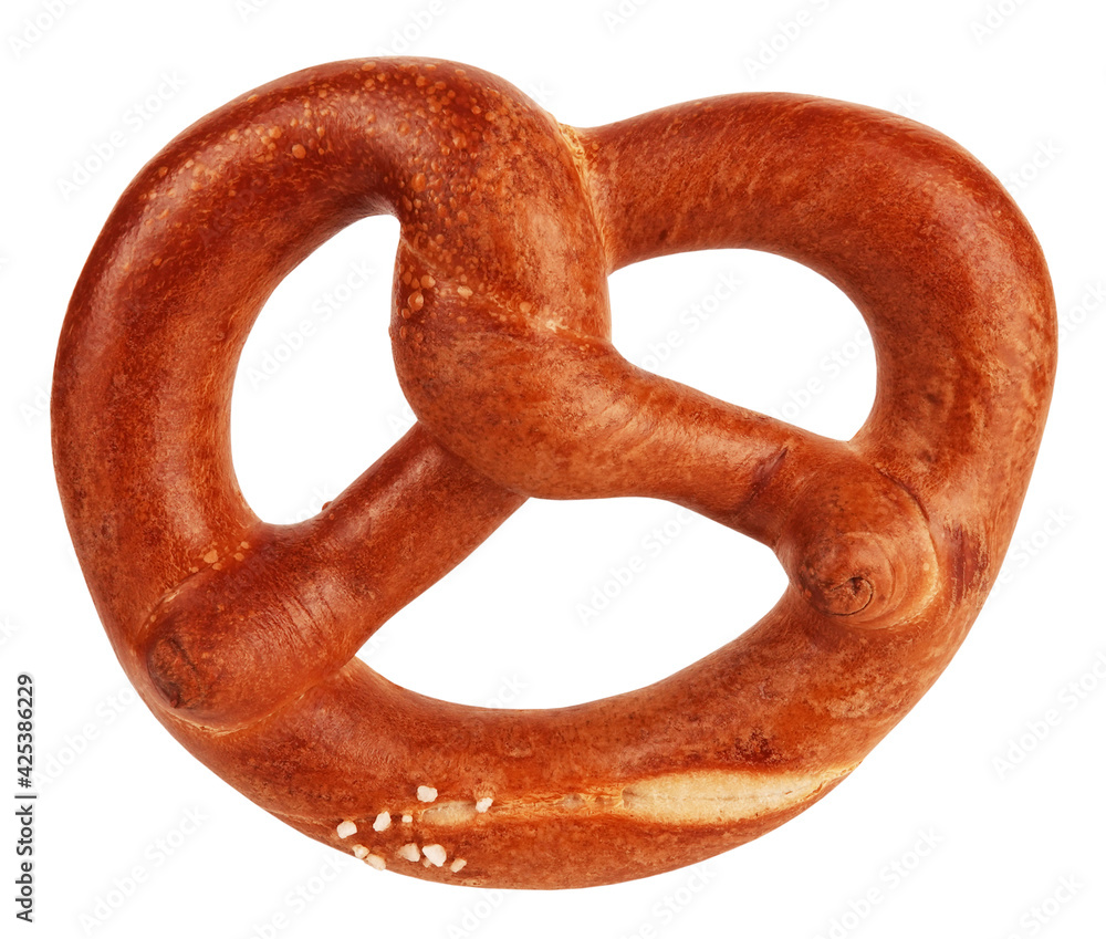Pretzel or bretzel isolated on white background Pretzel or bretzel isolated on white background