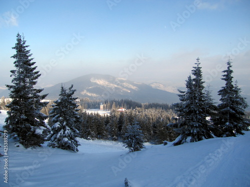 winter landscape in the mountains © Sparow