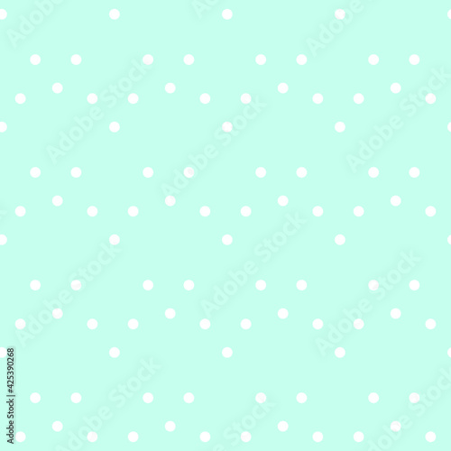 contemporary polka dot shapes seamless pattern on blue background. Modern exotic design for paper, cover, fabric, interior decor and other users