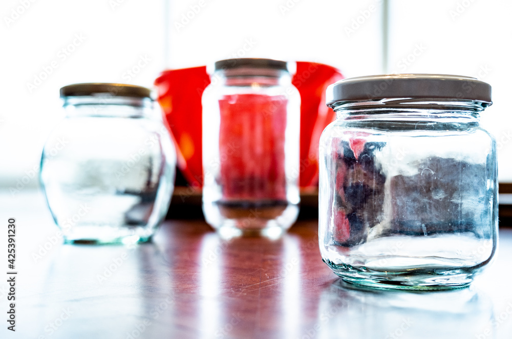 jars on table jars on table