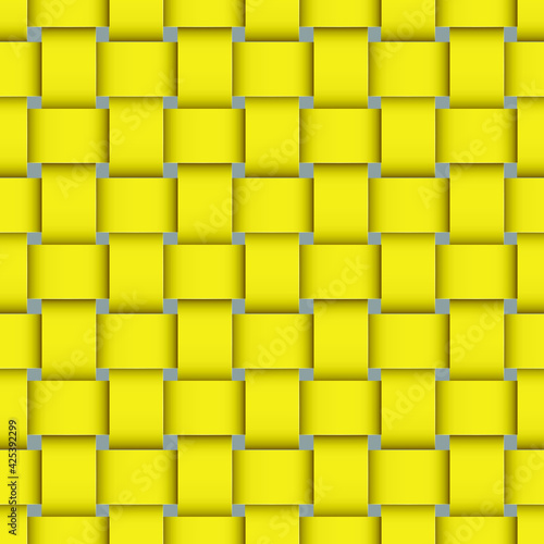 Yellow seamless pattern. Modern vector texture design, background for cards, flyers. 