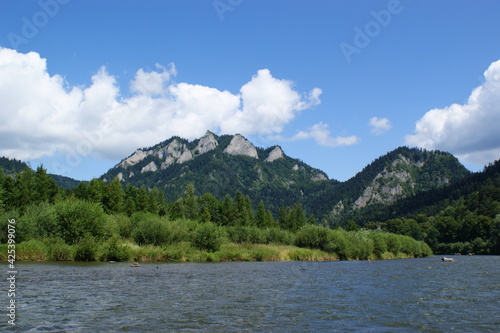 Dunajec Poland, beautiful mountain river scenery © Tomasz