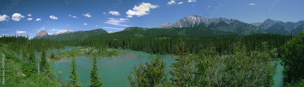 The Bow River above Banff