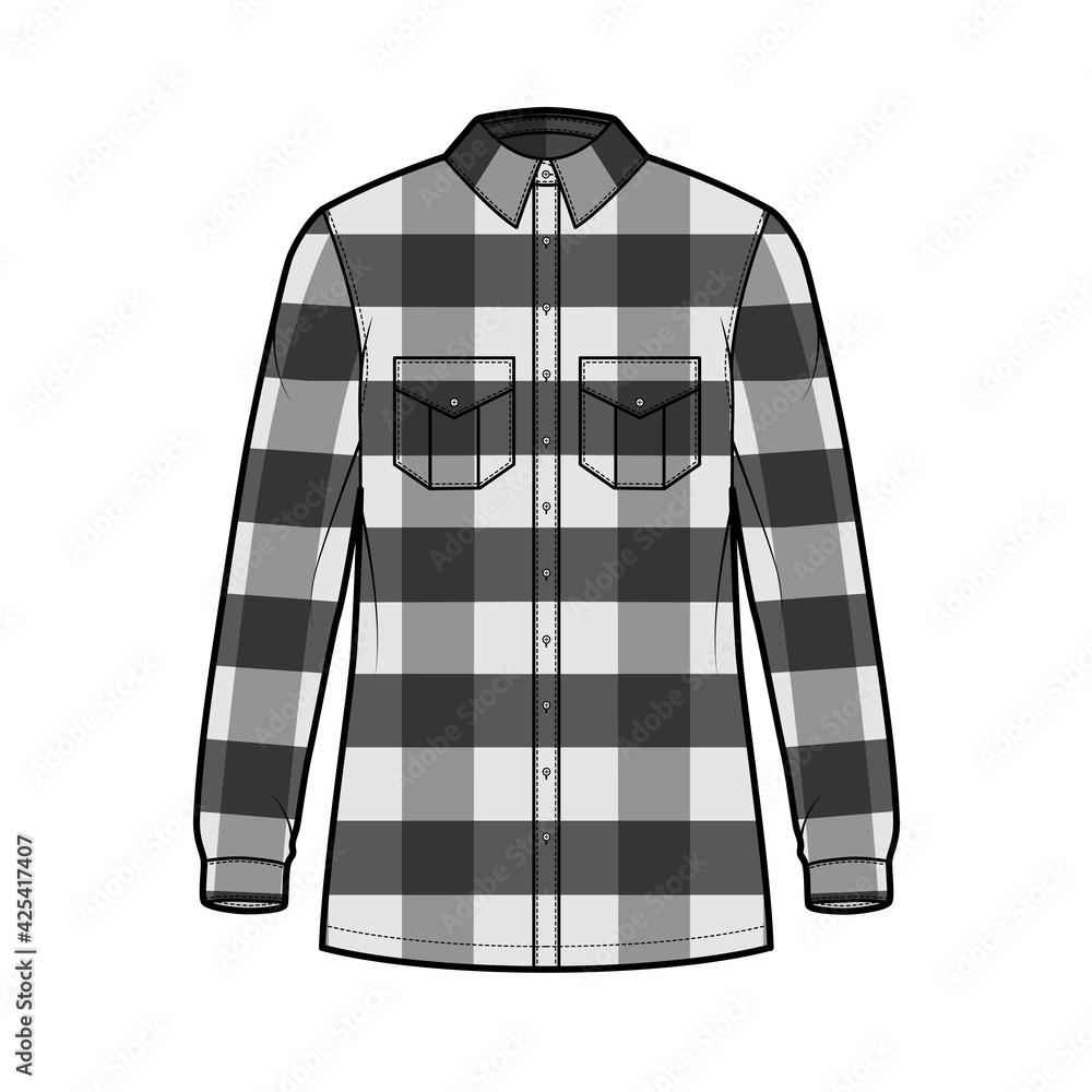check lumber jacket