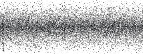 Dot stipple Gradient Background. Halftone in dotwork style. Grainy Dotwork Texture. Vector Illustration.