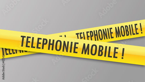Logo téléphonie mobile.