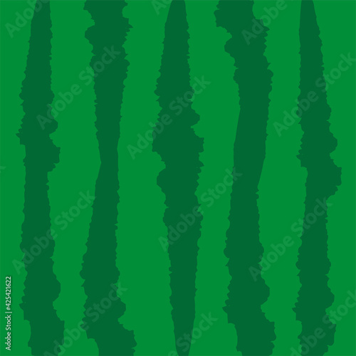 フラットなスイカ柄の背景イラスト