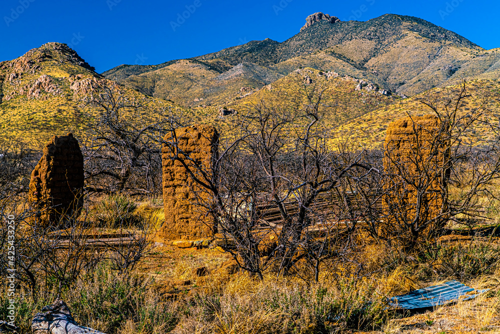Dos Cabezas Arizona Historic Ghost Town Ruins Stock Photo Adobe Stock