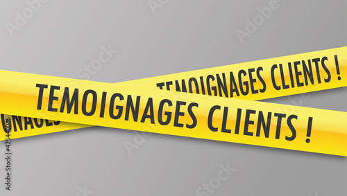 Logo témoignages clients.